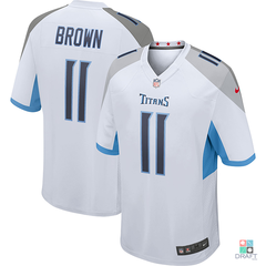 14 Eric Weems of Tennessee Titans NFL Game Issued Road Jersey - 95272