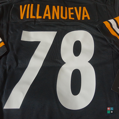 Men's Nike Alejandro Villanueva Black Pittsburgh Steelers Game Jersey