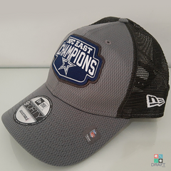 Dallas Cowboys New Era 2021 NFC East Division Champions Trucker 9FORTY  Adjustable Hat - Graphite