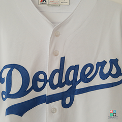 Men's Majestic Gray Los Angeles Dodgers Official Cool Base Jersey