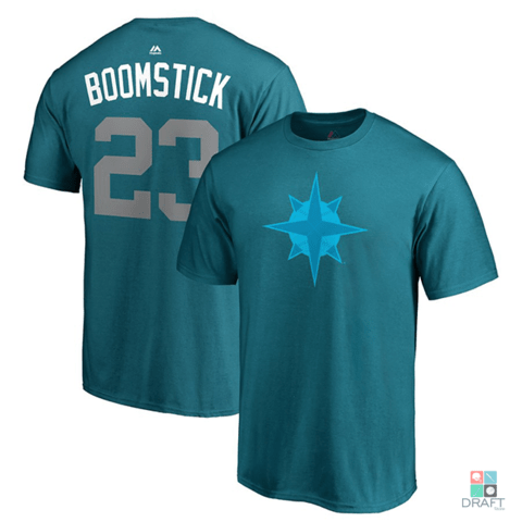 Men's Seattle Mariners Mitch Haniger Meetch Majestic Black 2019 Players'  Weekend Name & Number T-Shirt