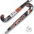 Palo de Hockey BRABO O'GEEZE BLACK NEON ORANGE - comprar online