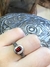 Anillo Indonesia en Granate y Plata 925