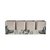 Kit Folhagem com 4 Porta Objetos Cappuccino - comprar online