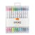 Marcador artístico evoke dual brush pen blister com 24 cores
