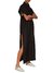 Vestido de Lino Discover Negro - comprar online