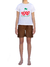 Remera de Algodón Cherry Blanca - tienda online