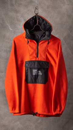 ANORAK POLAR NAR/NEG CUERDOS NARANJA