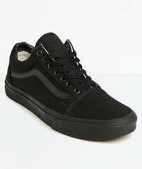 OLD SKOOL VANS NEGRO/NEGRO - comprar online