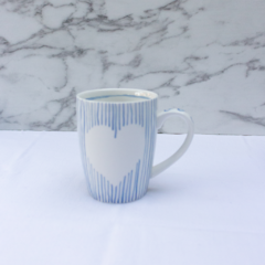 Mug corazón Turquesa