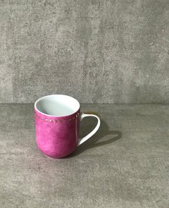 Mug Dot oro fucsia