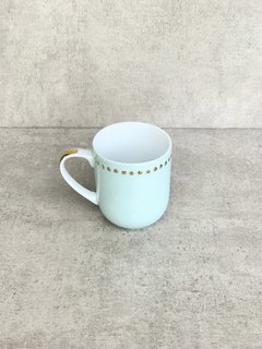 Mug Dot oro Celeste