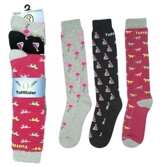 Meia Flamingo - KIT com 3 meias