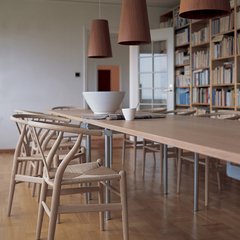 CH24 NORICO ESCANDINAVO MADERA WISHBONE SILLA CARL HANSEN 