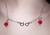 Cadena y dije ¨Anteojos de Harry¨ Acero