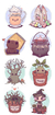 Stickers Elementos 1 Harry Potter