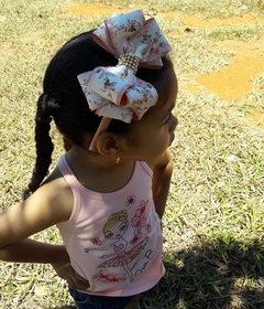 Tiara Infantil Floral com Pedras Strass Para Cabelos de Meninas - comprar online