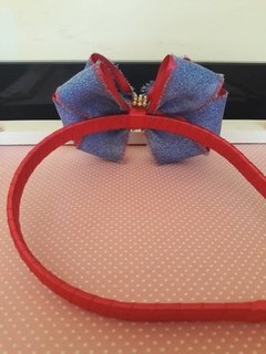 Tiara Infantil Cabelo de Menina Em Tecido no Arco Diadema - comprar online