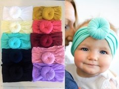 Turbante Bebe, Faixa Turbante com Laço para Bebe, Menina, cor de rosa, tiara com Laço de cabelo Infantil na faixinha com nó na internet