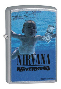 Encendedor Zippo Nirvana Nervermind Kurt Nº29713 Usa Cuotas 