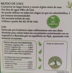 Lixi Abono Organico Humus Liquido X 5 Litros Javilandia - comprar online