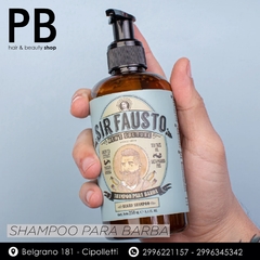 shampoo para barba sir fausto