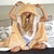 MANTA CON CAPUCHA BEIGE BAMBI - tienda online