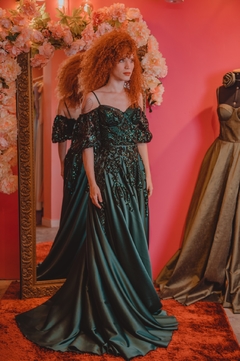 verde esmeralda longo - JOANA JULIÃO