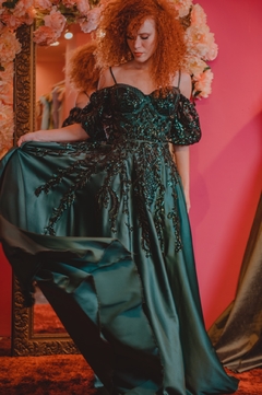 verde esmeralda longo na internet
