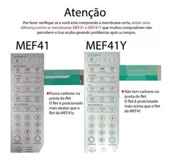 Membrana Electrolux MEF41 - comprar online