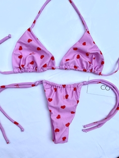 bikini corazon rosa - comprar online