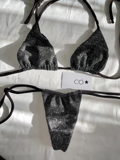 bikini negra lurex - comprar online