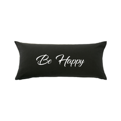 FUNDA ALMOHADON LIENZO NEGRO 30x60CM en internet