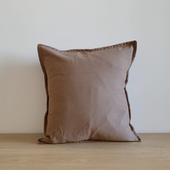 FUNDA DE ALMOHADON LIENZO TUSOR 40X40 - comprar online