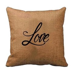 FUNDA DE ALMOHADON ARPILLERA 40X40CM - Run Forest Mayorista