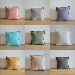 FUNDA DE ALMOHADON LIENZO TUSOR 40X40