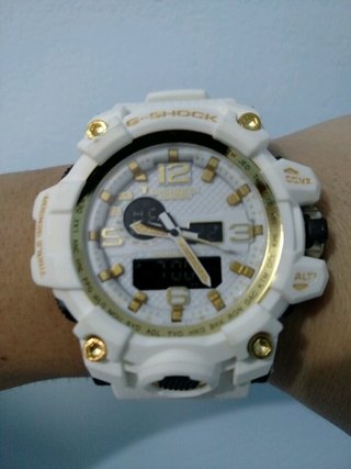 g shock branco replica