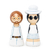 Set Peg Dolls "John Lennon y Yoko Ono" *