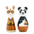 Set Peg Dolls "Kung Fu Panda" *
