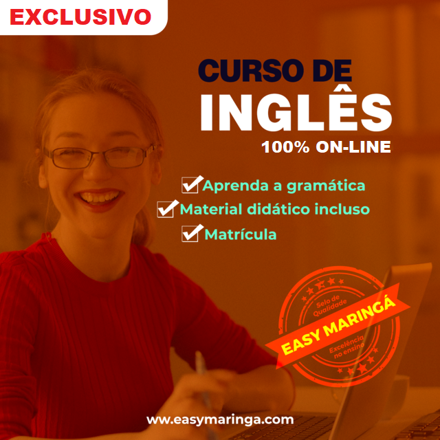 Curso de Inglês Avançado Gratuito 100% Online
