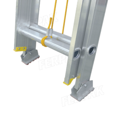 Escalera Aluminio Extensible 10 Escalones (ae-1220) Ferpak en internet
