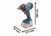 Atornillador/llave de impacto con batería Bosch (GDX 180-LI) Professional - comprar online