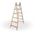 Escalera Pintor 9 Escalones Madera