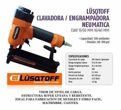 Clavadora Engrampadora Neumatica 2 En 1 - Lusqtoff Gc 9040/5 - comprar online