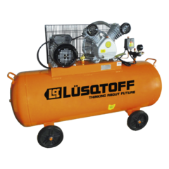 COMPRESOR DE AIRE - 200 LTS / 3 HP / A CORREA BICILÍNDRICO - LC-30200 Lusqtoff