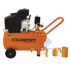 COMPRESOR DE AIRE 50 LITROS CON KIT DE 3 PIEZAS - LC-2550BK Lusqtoff