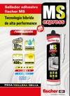 Sellador adhesivo fischer MS express 290ml CRISTAL - comprar online