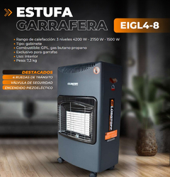 Estufa Garrafera Eigl4-8 Lusqtoff 4200w - Ferreteria Plazoleta San Miguel