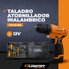TALADRO ATORNILLADOR INALAMBRICO 12V (TAL12-8A) LUSQTOFF en internet