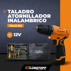 TALADRO ATORNILLADOR INALAMBRICO 12V (TAL12-8A) LUSQTOFF en internet